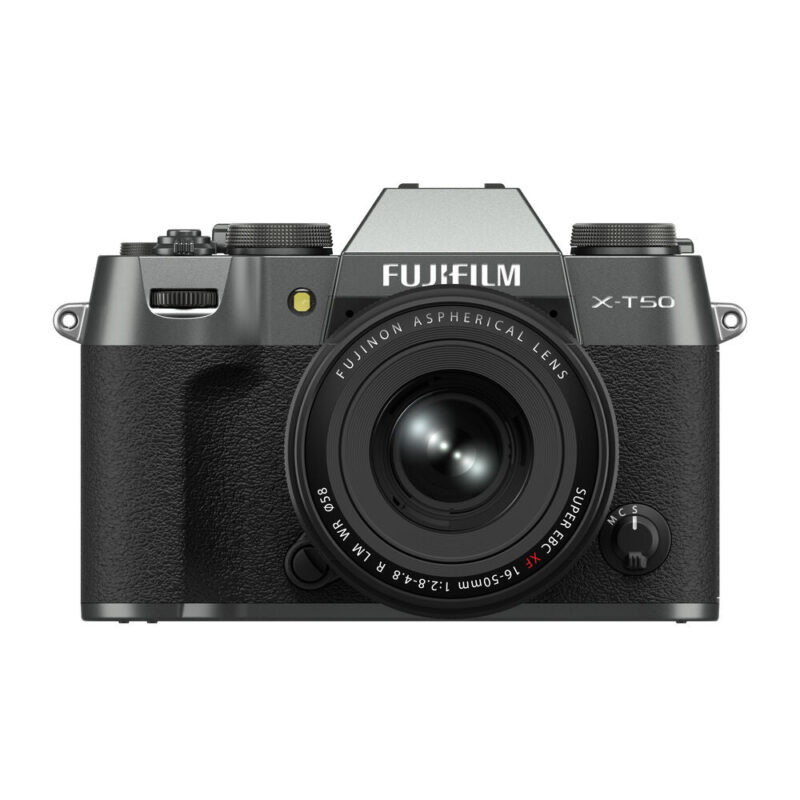 FUJIFILM X-T50 Mirrorless Camera with XF 16-50mm f/2.8-4.8 Lens (Charcoal Silver)